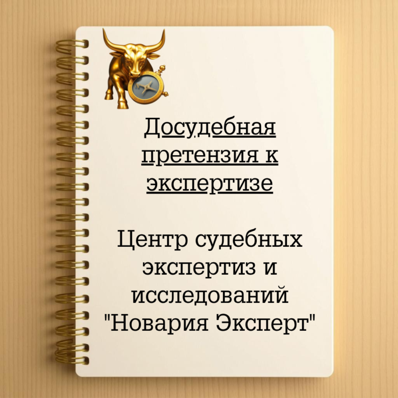Досудебная претензия к экспертизе