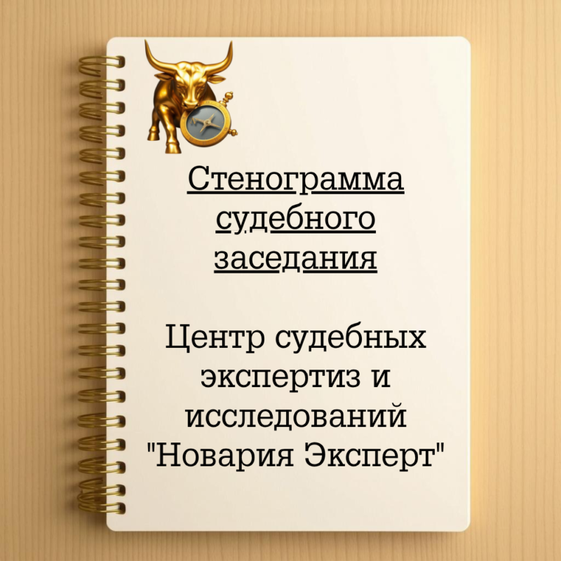 Стенограмма судебного заседания